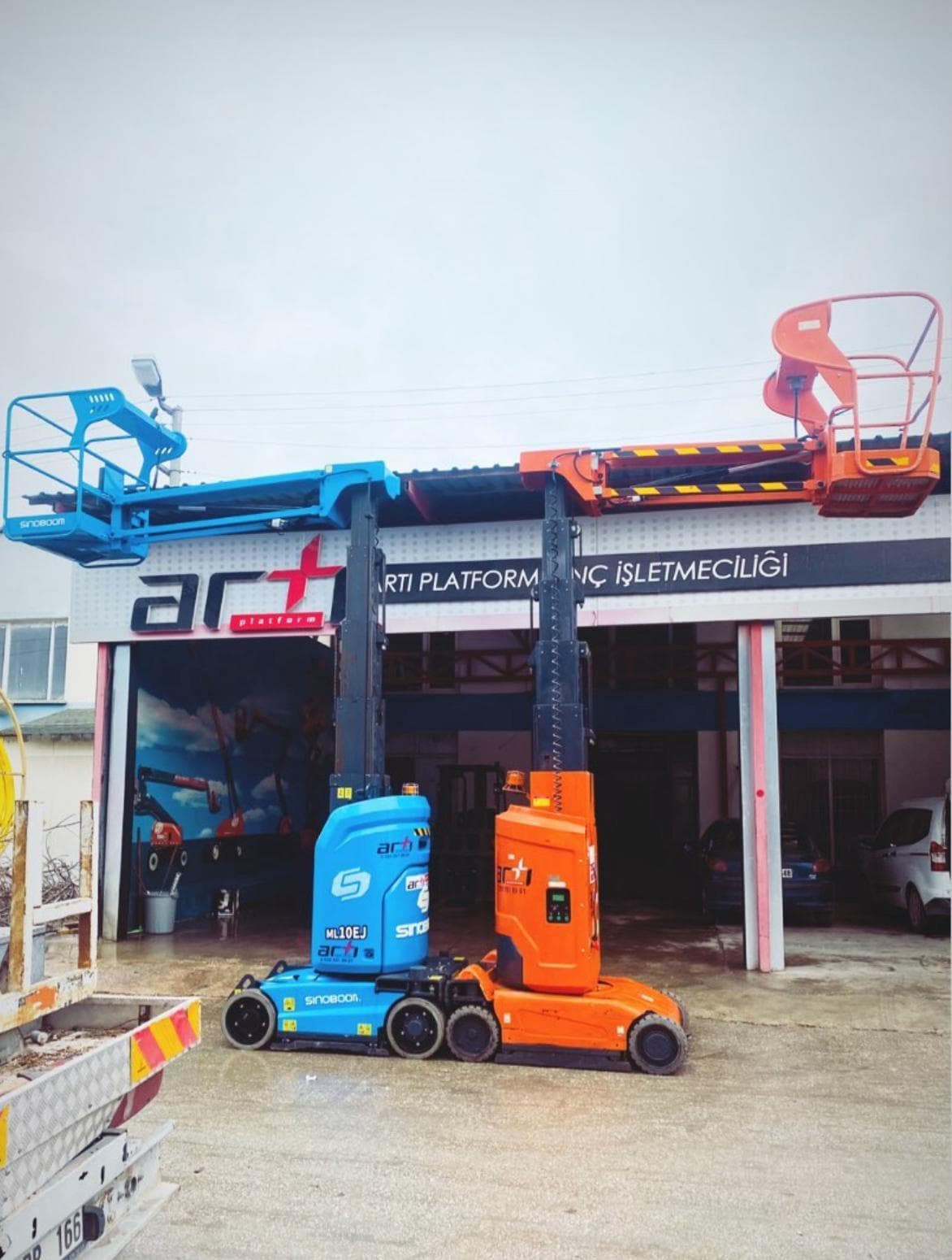 Bandırma bölgesinde kiralamaya hazır manlift makine parkı